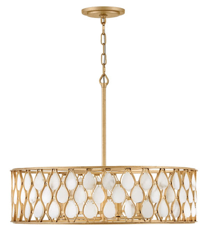 Estie 6 Light 28" Wide Drum Chandelier