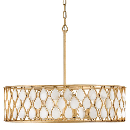 Estie 6 Light 28" Wide Drum Chandelier