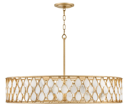 Estie 8 Light 38" Wide Drum Chandelier