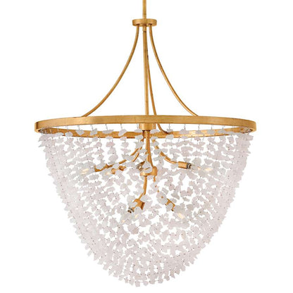 Fredrick Ramond Myra 9 Light 35" Wide Crystal Pendant