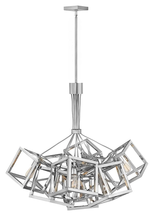 Ensemble 9 Light 36" Wide Abstract Chandelier