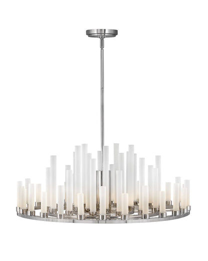 Trinity Light 27" Wide LED Pillar Candle Style Chandelier