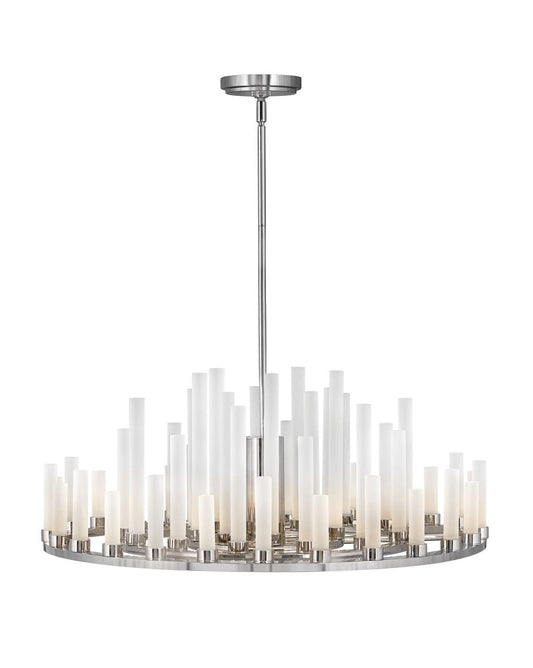 Trinity Light 27" Wide LED Pillar Candle Style Chandelier