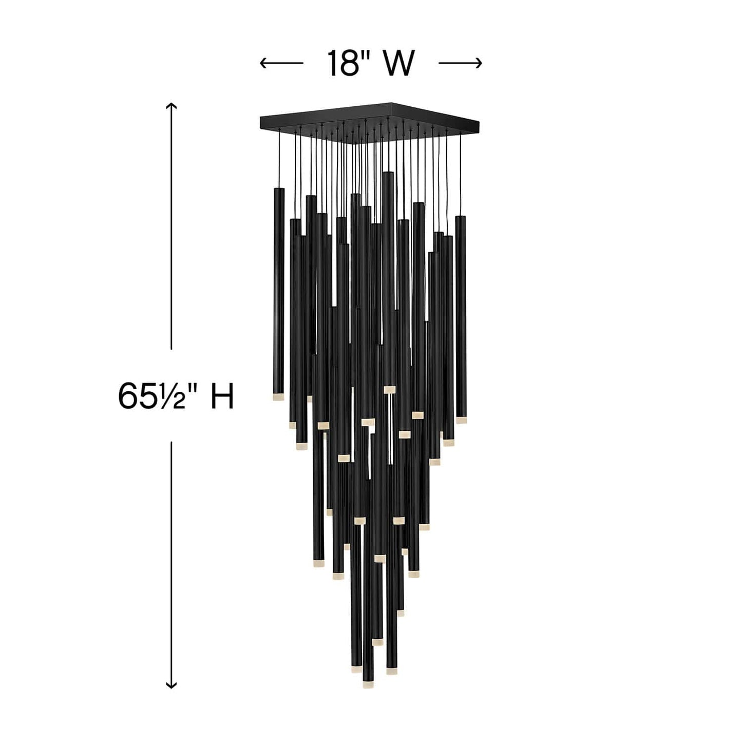 Harmony 36 Light 18" Wide LED Multi Light Pendant