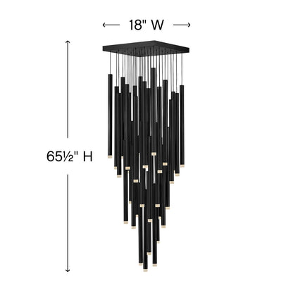 Harmony 36 Light 18" Wide LED Multi Light Pendant