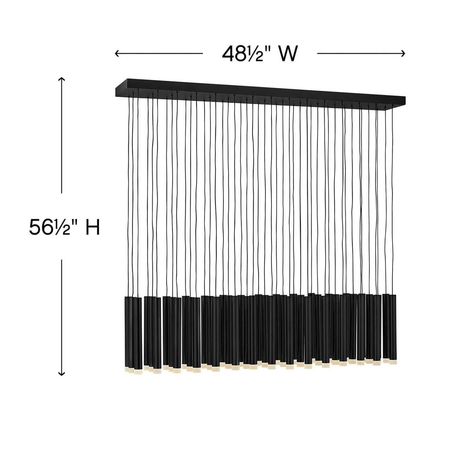 Harmony 45 Light 48" Wide LED Multi Light Pendant