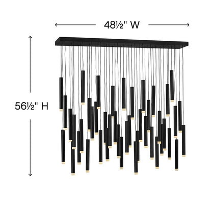 Harmony 45 Light 48" Wide LED Multi Light Pendant