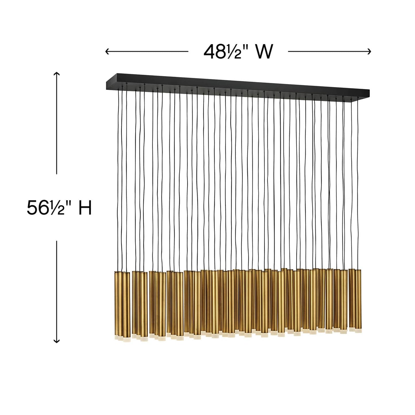 Harmony 45 Light 48" Wide LED Multi Light Pendant
