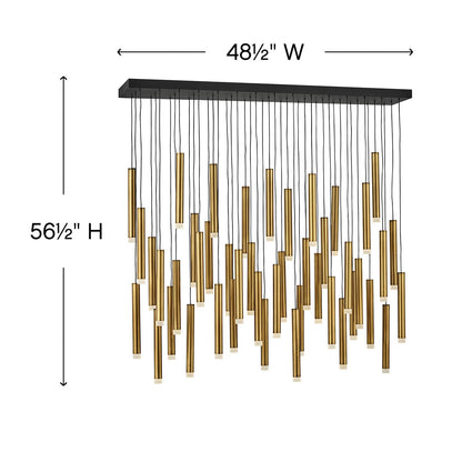 Harmony 45 Light 48" Wide LED Multi Light Pendant