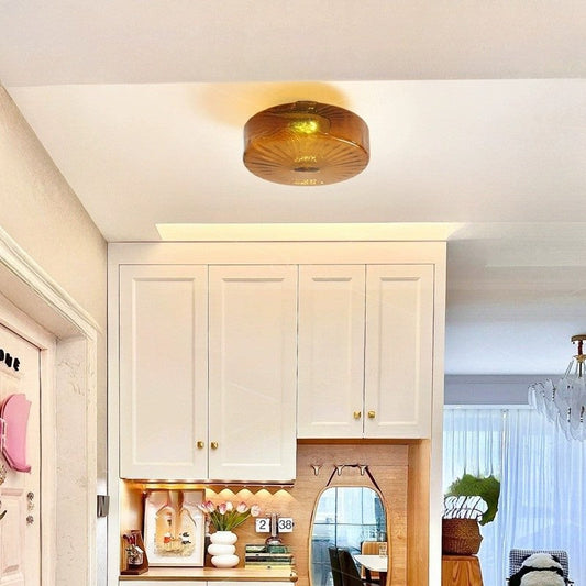 French Water-Pattern Ceiling Lamp