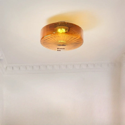 French Water-Pattern Ceiling Lamp