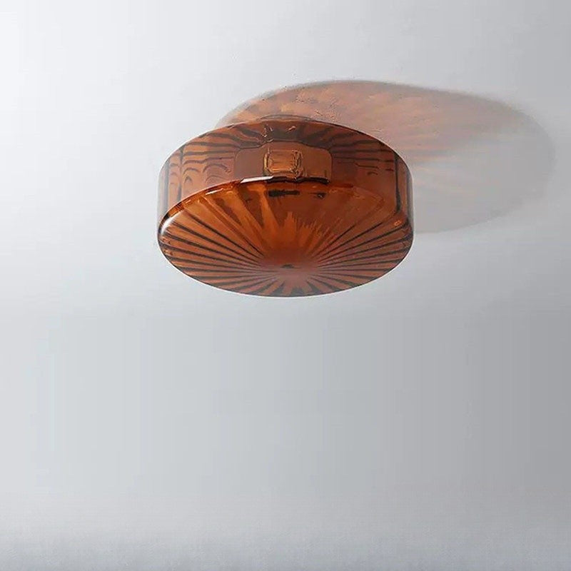 French Water-Pattern Ceiling Lamp