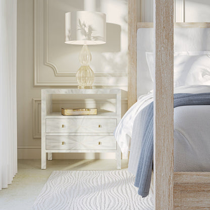 Phoenix Faux Horn Nightstand