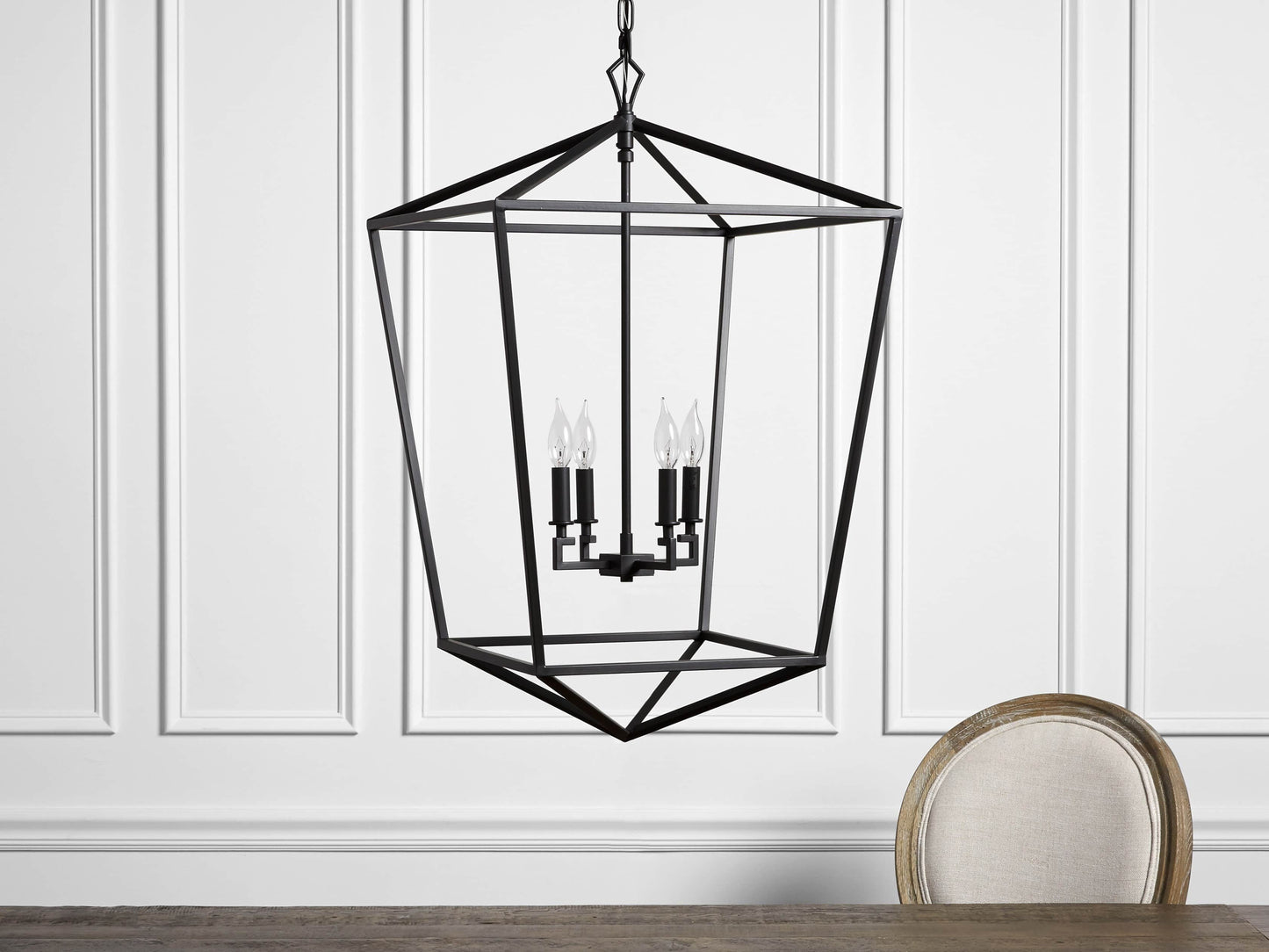 Garnett Geometric Sphere Chandelier
