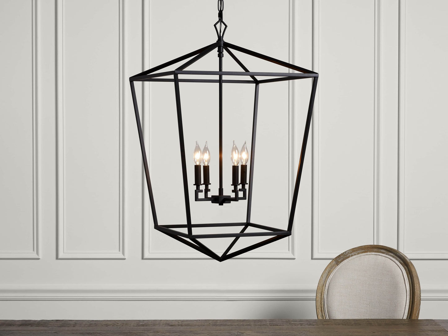 Garnett Geometric Sphere Chandelier