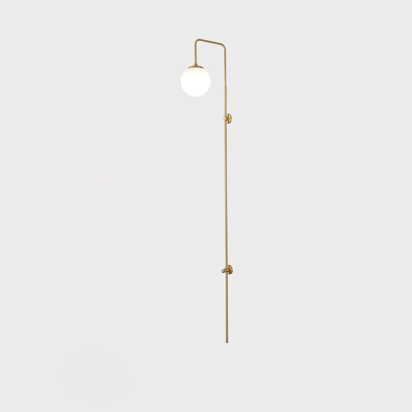 Globe Brass Vertical Wall Sconce