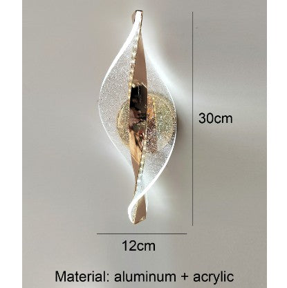 Golden Aluminum Wall Lamp