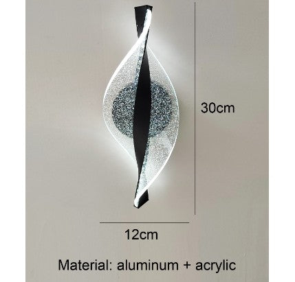 Golden Aluminum Wall Lamp