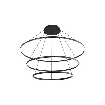 Golden Lighting Veritas 59" Wide Ring Chandelier
