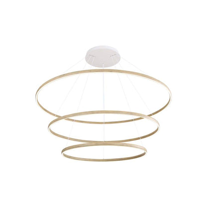 Golden Lighting Veritas 59" Wide Ring Chandelier