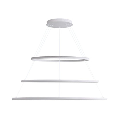 Golden Lighting Veritas 71" Wide Ring Chandelier