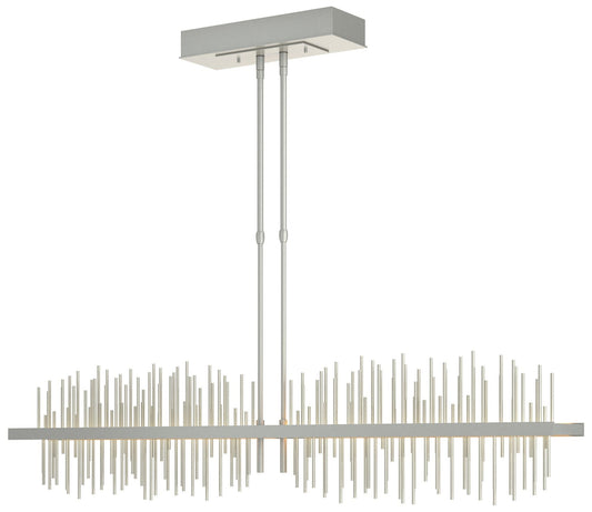 Gossamer 51.9" Vintage Platinum & Sterling Long LED Pendant