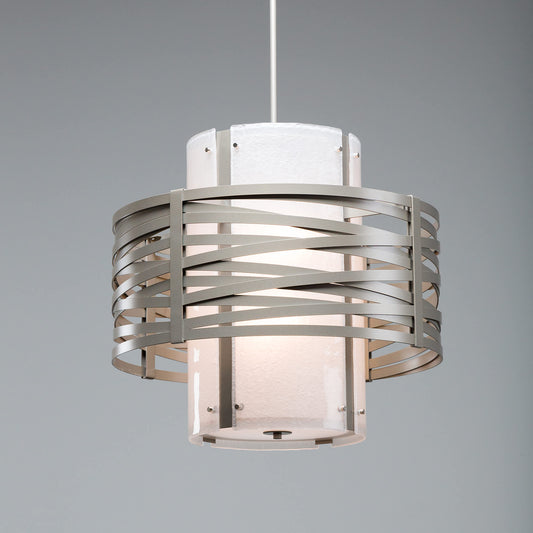 Tempest 4 Light 24" Wide Chandelier - Medium (E26) with Frosted Granite Glass Shade