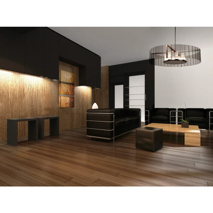 Hammerton Studio Downtown Mesh 8 Light 48" Wide Drum Chandelier - Medium (E26) with Frosted Glass Inner Shades and Finished to Match Outer Metal Shade