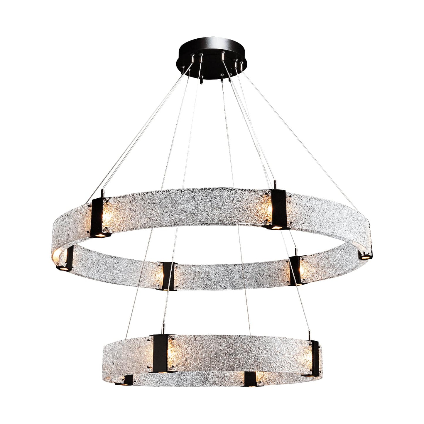 Parallel 60" Wide LED Ring Chandelier