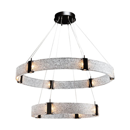 Parallel 60" Wide LED Ring Chandelier