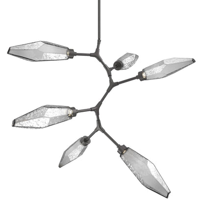 Rock Crystal 39" Wide LED Abstract Chandelier