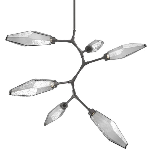 Rock Crystal 39" Wide LED Abstract Chandelier