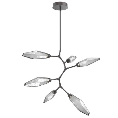 Rock Crystal 39" Wide LED Abstract Chandelier