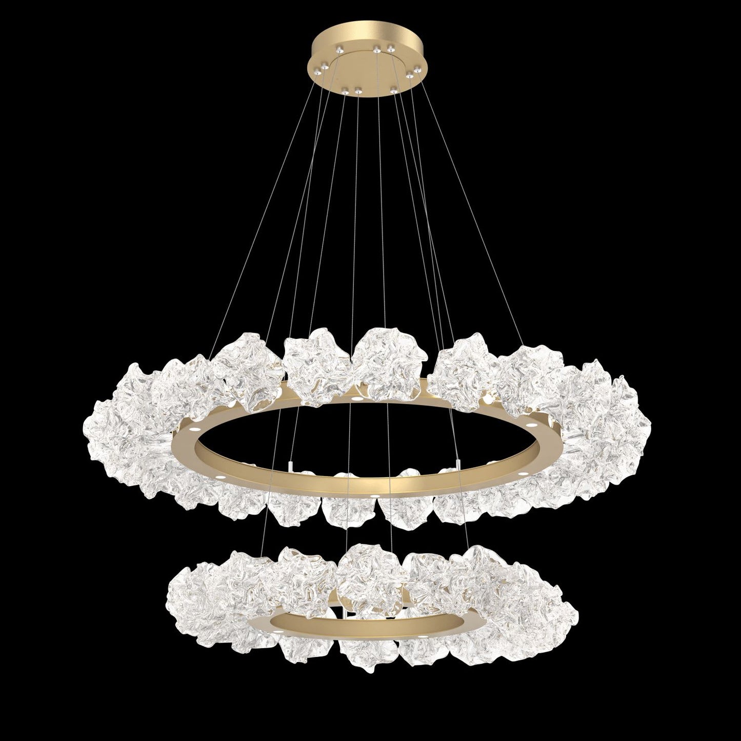 Blossom 50 Light 50" Wide LED Ring Chandelier