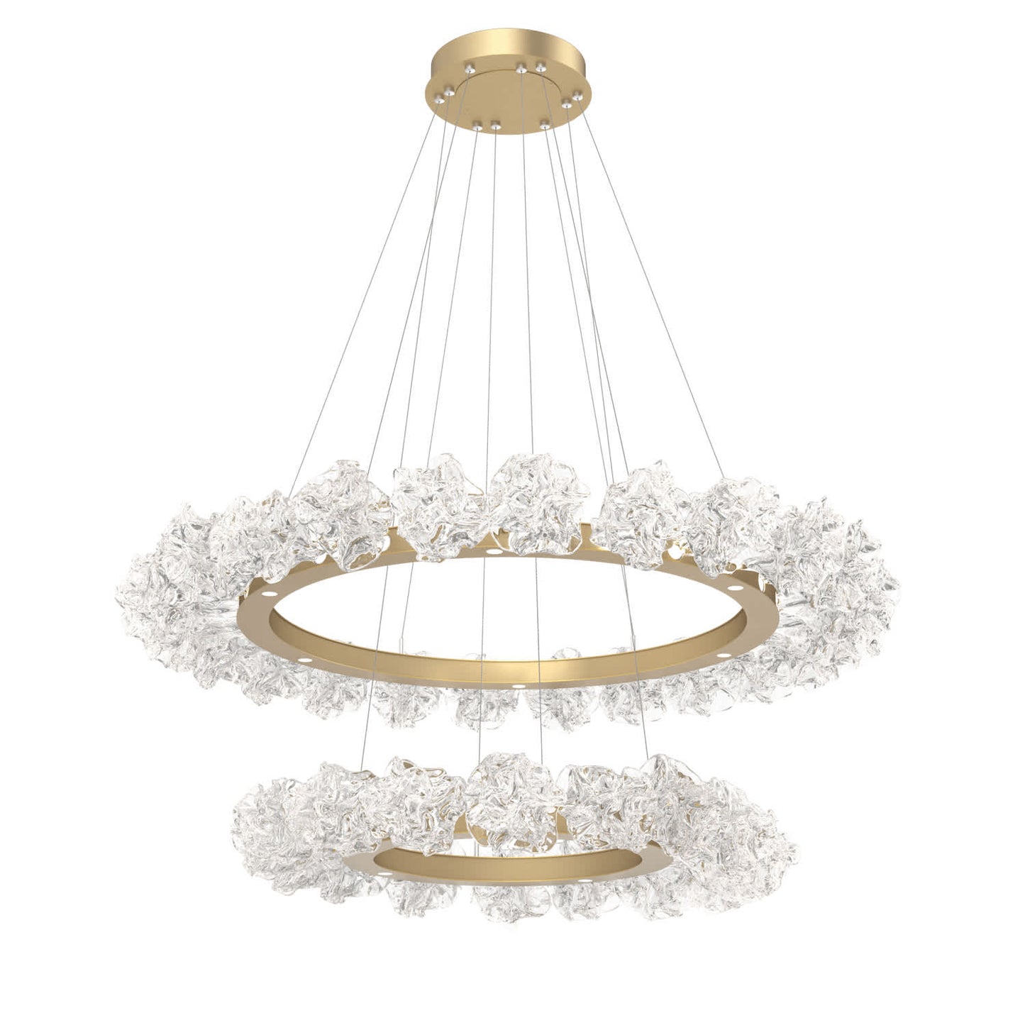 Blossom 50 Light 50" Wide LED Ring Chandelier