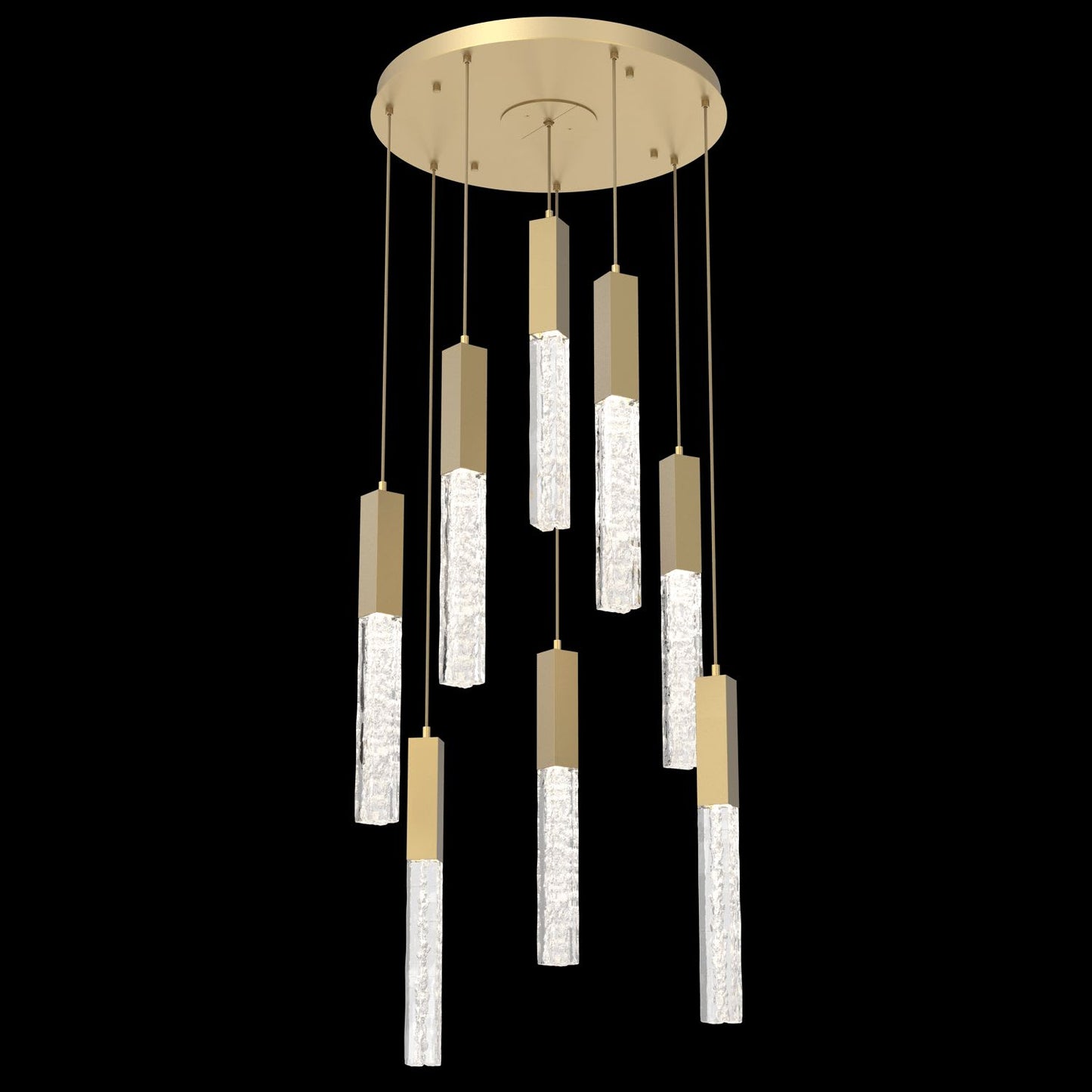 Axis 8 Light 24" Wide LED Multi Light Pendant
