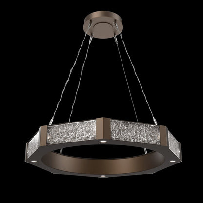 Hammerton Studio Glacier 20 Light 36" Wide LED Ring Chandelier