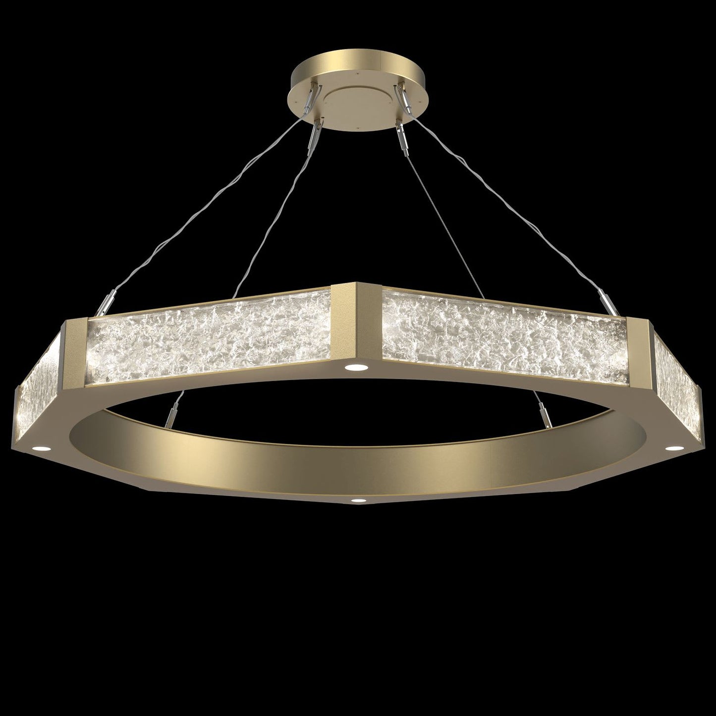 Glacier 20 Light 48" Wide LED Ring Chandelier