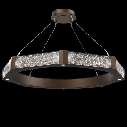 Glacier 20 Light 48" Wide LED Ring Chandelier
