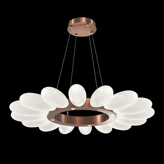Fiori 20 Light 38" Wide LED Ring Chandelier - 3000K