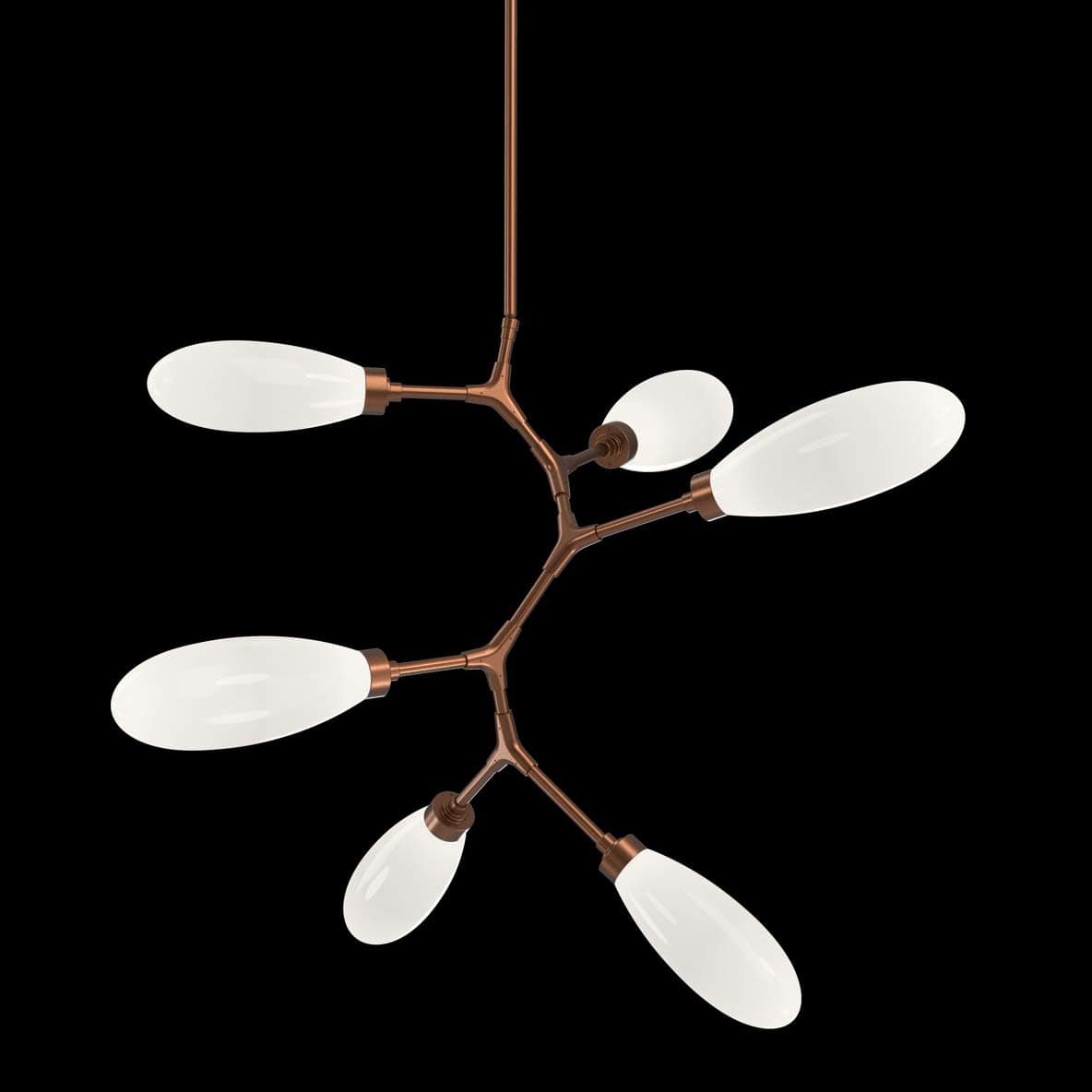 Fiori 6 Light 30" Wide LED Abstract Chandelier - 3000K