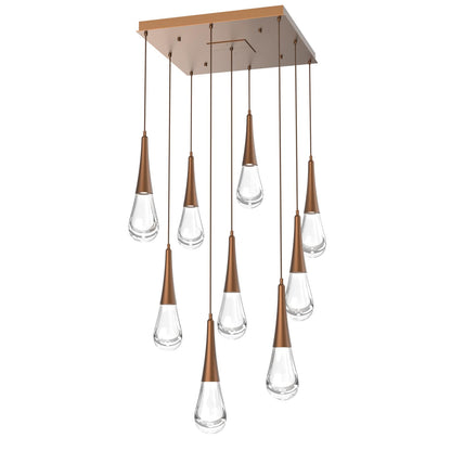 Rain Drop 26" Wide LED Multi Light Pendant