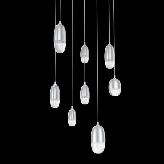 Hammerton Studio Pebble 8 Light 27" Wide LED Abstract Multi Light Pendant - 2700K
