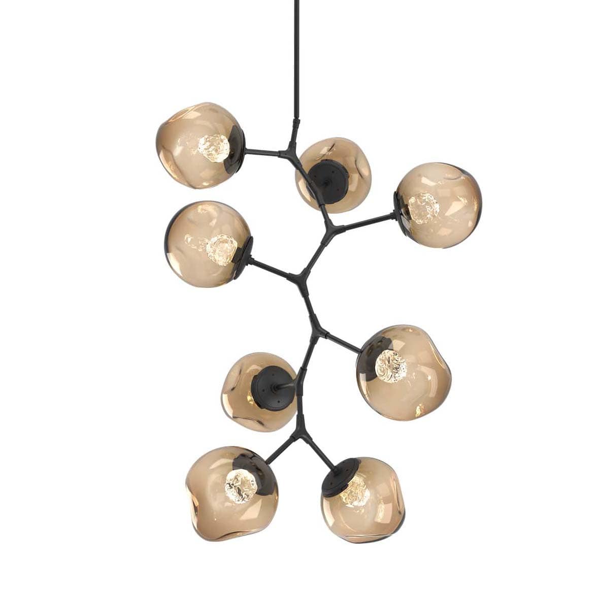 Nebula 8 Light 33" Wide LED Abstract Chandelier - 2700K