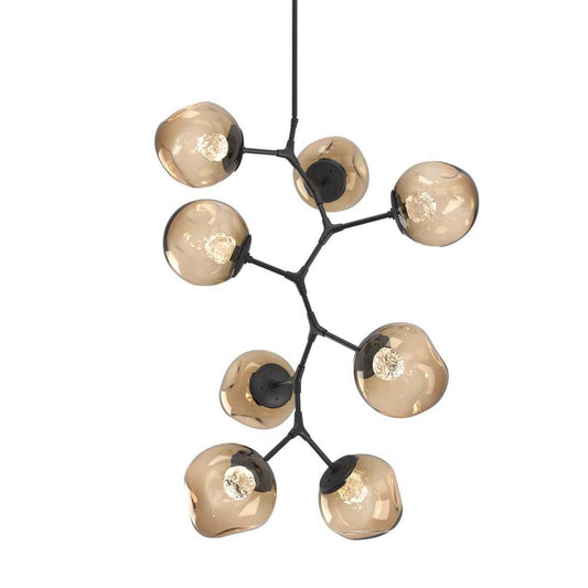 Nebula 8 Light 33" Wide LED Abstract Chandelier - 2700K