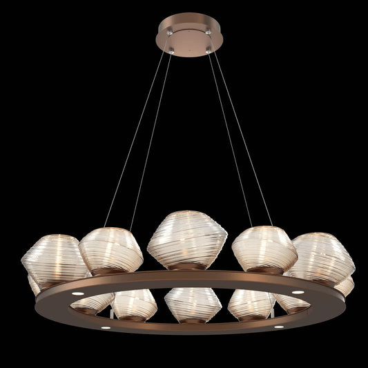 Mesa 16 Light 39" Wide LED Ring Chandelier - 2700K
