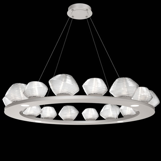 Mesa 20 Light 49" Wide LED Ring Chandelier - 3000K