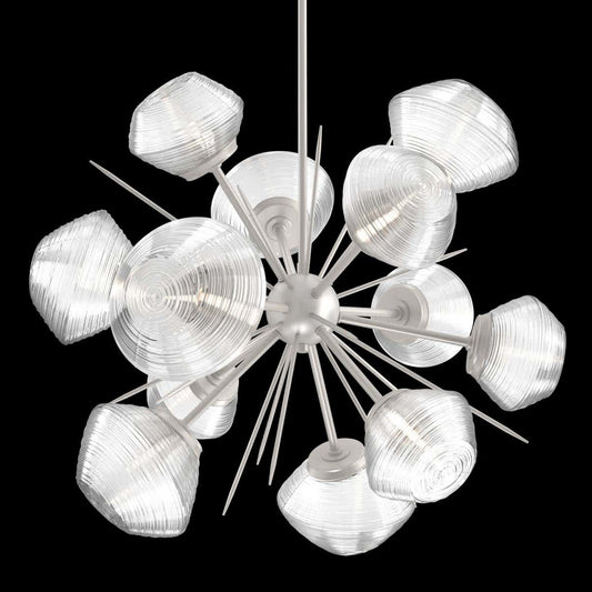 Mesa 12 Light 30" Wide LED Abstract Sputnik Chandelier - 2700K