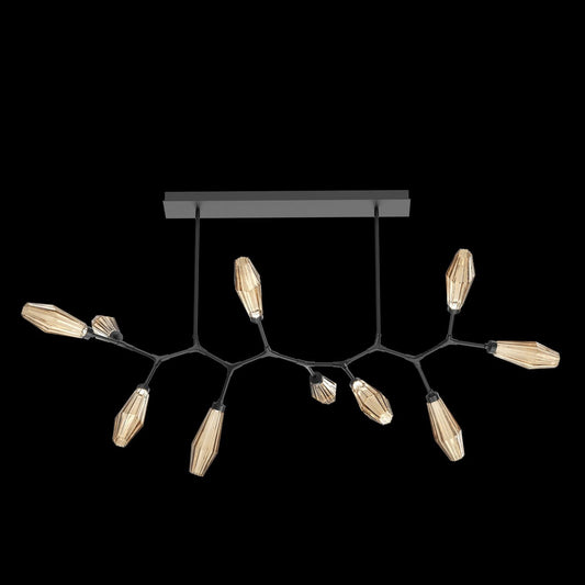 Aalto 10 Light 68" Wide LED Abstract Chandelier - 2700K