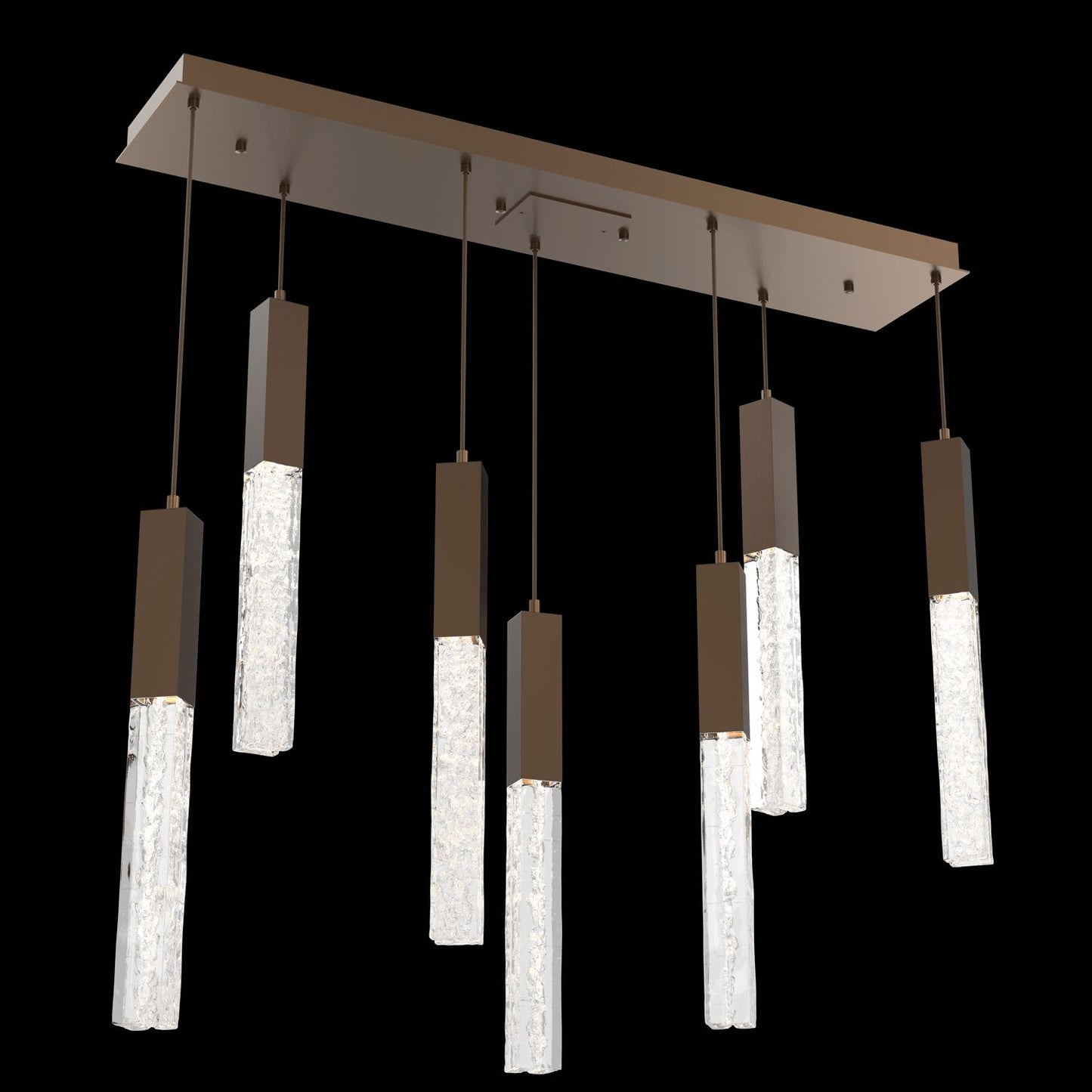 Axis 7 Light 42" Wide LED Multi Light Pendant
